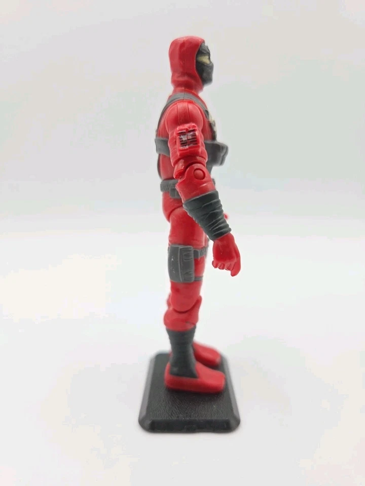 Экшн-фигурка GI Joe Shadow Strike V1 Cobra 2005 Ninja Battles Hasbro с подставкой - Изображение 3 из 4