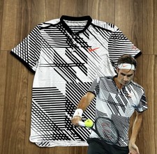 Stesso design! Camicia Nike Roger Federer taglia:S (JPN M) 2017 Australian Open RF Polo