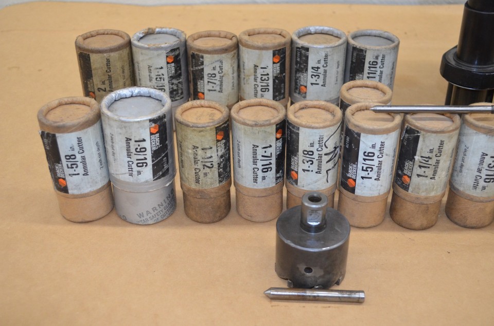 Hougen 10914 Magnetic Drill Rotabroach w/ Set of Black & Decker Annular ...