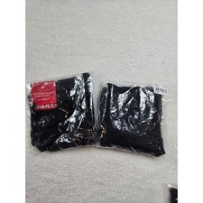 Spanx Supersmooth Undie-tectable Lace Hi-Hipster Panties Very Black 2 Pair Lrg