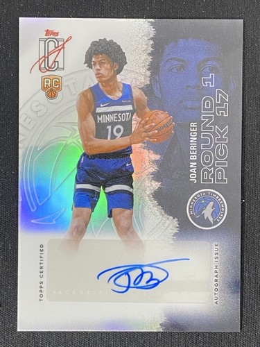 Joan Beringer 2025-26 Topps Signature Class Rookie Class Chrome Auto RC #RCC-JBE