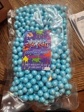 Case Color Splash Pearl Blue Bubble Gum 6-2lb Bags 12lbs Total Free Ship