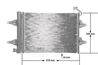 Kondensator Klimaanlage FüR Seat Skoda Vw Cordoba Ibiza Ii Iii Iv Sc Toledo