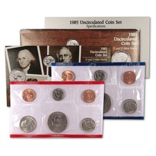 1985 Uncirculated Coin Set U.S Mint Original Government Packaging OGP 1985 Uncirculated Coin Set U.S Mint Original Government Packaging OGP