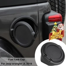 Upgrade Fuel Filler Door Cover Gas Tank Cap for 2018+ Jeep Wrangler JL 2/4 Door