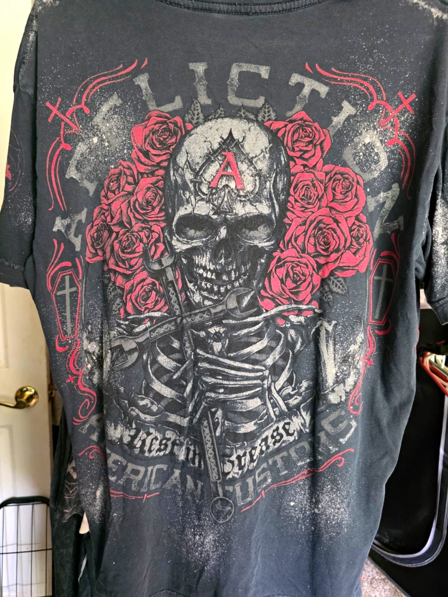 Affliction Skull T-Shirts for Men for sale | eBay