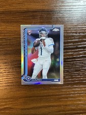 Topps Chrome 2025 Rookie Cam Ward Refractor #314 Tennessee Titans Football NFL