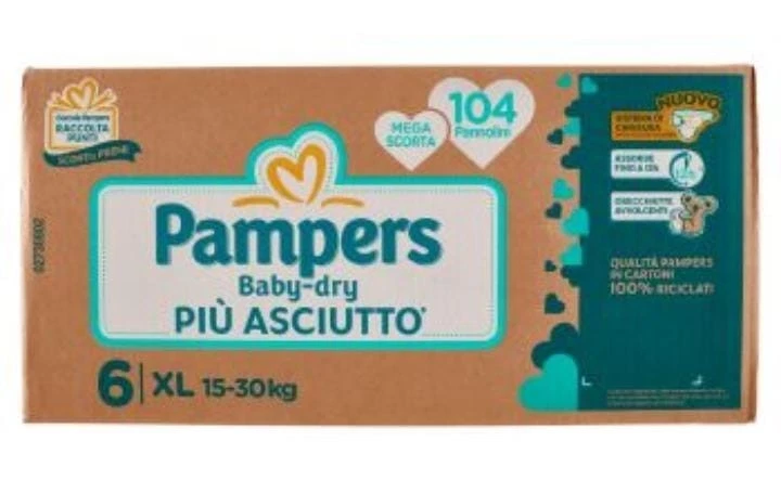 PANNOLINI PAMPERS PROGRESSI MUTANDINO CONFEZIONE DA 18PZ NEW JUNIOR TAGLIA 5