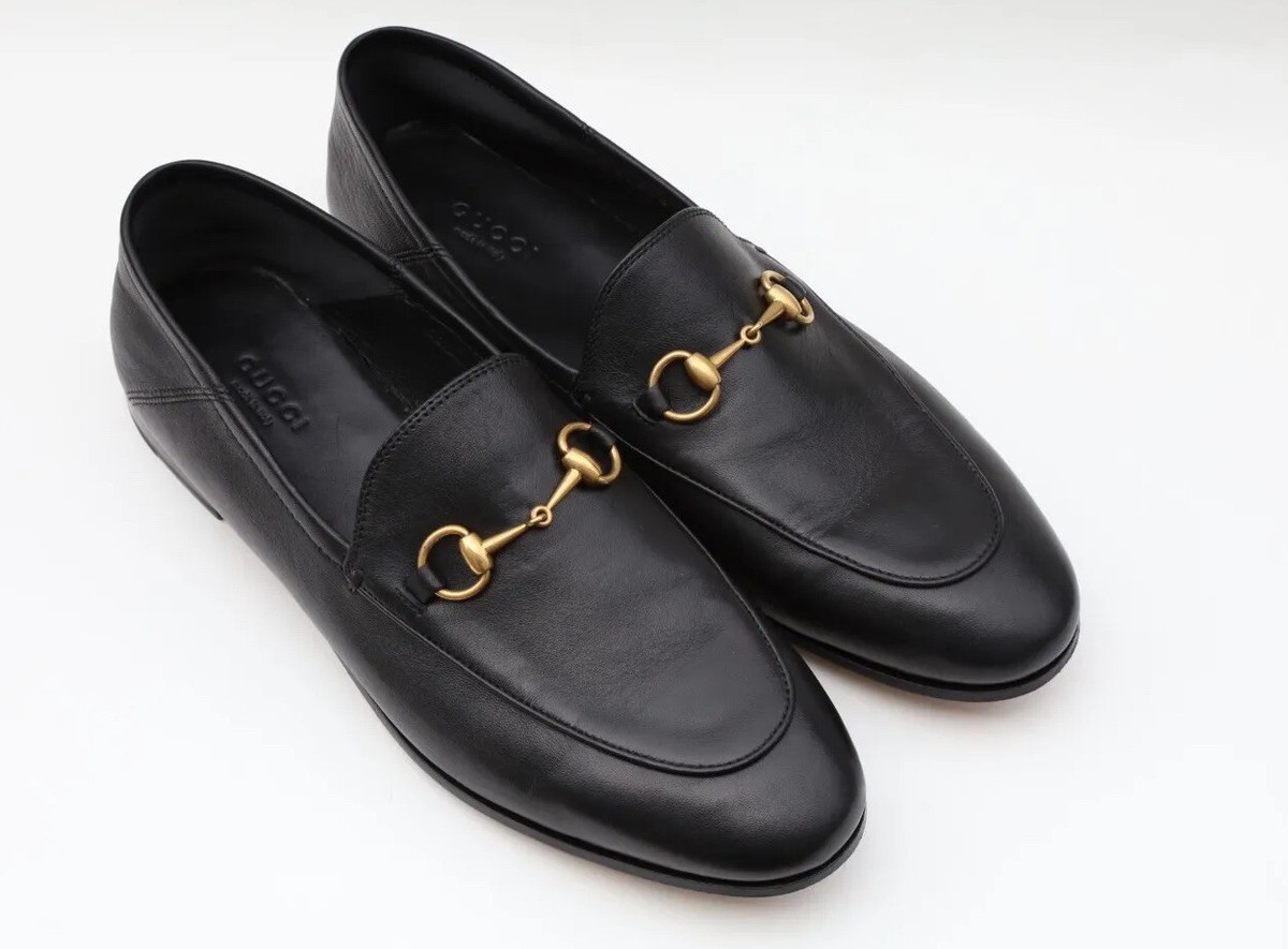 Gucci Brixton Horsebit Loafers Womens Shoes Size 39-US in Black