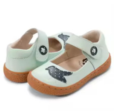 NEW Livie Luca Shoes Pio Pio Bird Baby Blue Leather 6