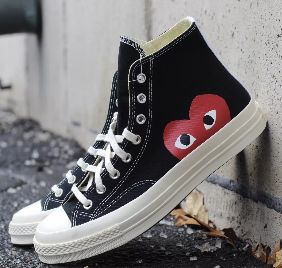 Converse Chuck Taylor All-Star 70 Hi Comme des Garcons Black Play 150204C  New