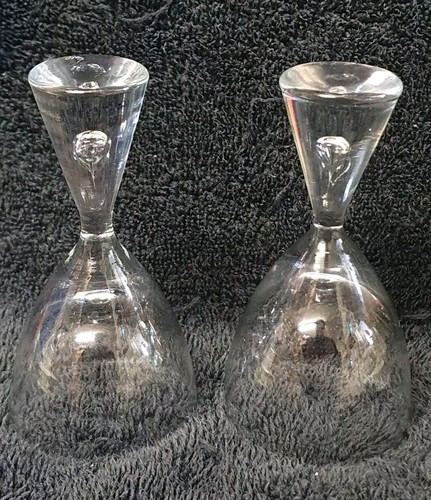 🔶️2 HOLMEGAARD PRINCESS SCHNAPPS SHOT GLASS BENT SEVERIN MCM DANISH MODERN - Picture 3 of 7