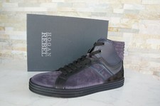 Sneakers alte Hogan Rebel 40,5 6,5 scarpe con lacci nuove scarpe blu ex prezzo consigliato 380 €