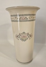 Lenox Porcelain 8.25" Tall Vase Charleston Pattern ~ Made In USA