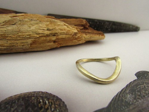 Wedding ring for women. 14k Yellow gold wedding ring for women. Special ring. - Picture 7 of 16
