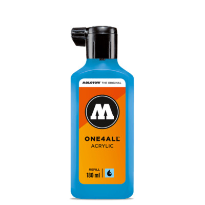 MOLOTOW One4All Acryl Refill - Permanent Seidenmatt Farbe - 180ml Flasche