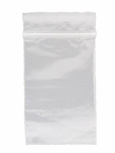 Ziptop 2x2 Clear Re-closeable Poly Bags 1000 case - Picture 2 of 4