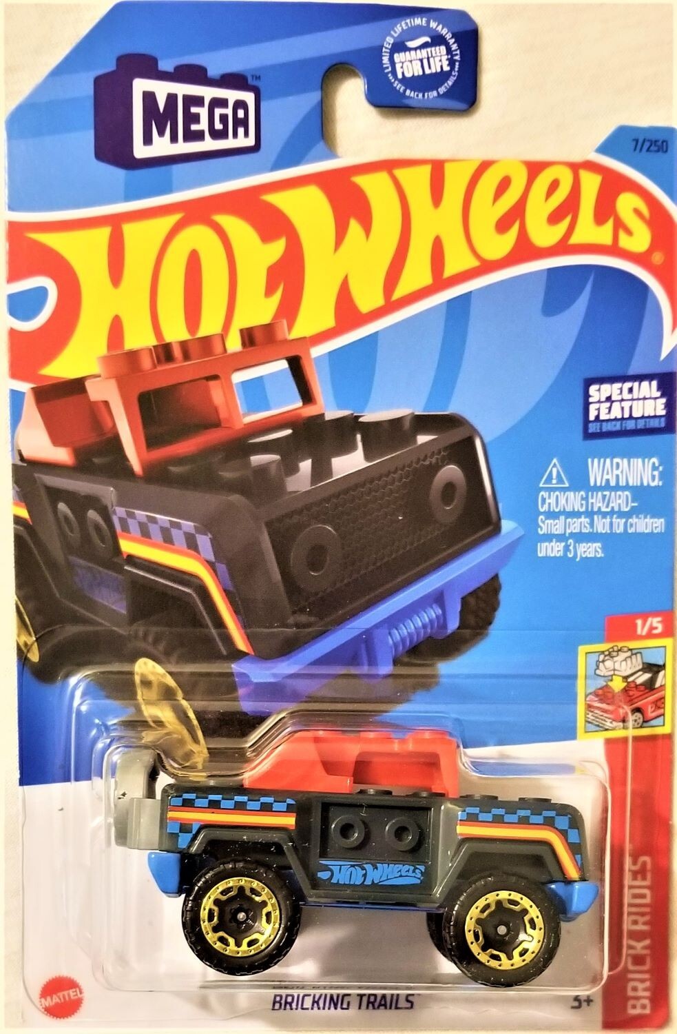 Hot Wheels - 2023 Brick Rides 1/5 Bricking Trails 7/250 (BBHKJ85)