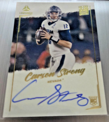 Carson Strong 2022 Panini Luminance Year One Sparkle autograph # YSR-CST
