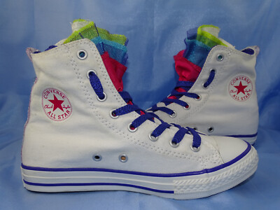 CONVERSE ALL STAR CHUCK TAYLOR PARTY HI SNEAKER GR 35 36 UPPER SCHUHE SELTEN