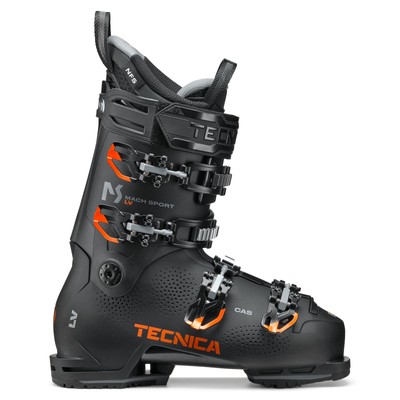 Tecnica MACH SPORT LV 100 Men's Alpine Ski Boots, Black, M30.5