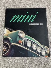 1996 MINI COOPER 35 car sales brochure from the UK. Rare catalogue / prospekt
