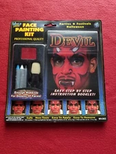 Halloween Devil Horror Face Painting Kit