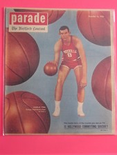CHARLIE TYRA LOUISVILLE basketball PARADE magazine Hartford Courant Dec 16, 1956