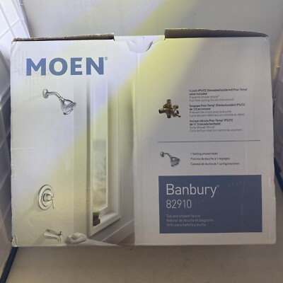 Moen Duscharmatur 82910 – Chrom, Mit PosiTemp Druckausgleich, 2,0 GPM, ADA-konform