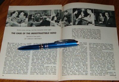 1964 TV ARTICLE/PERRY MASON/RAYMOND BURR/Ricardo Cortez/Donald Woods/John Larkin