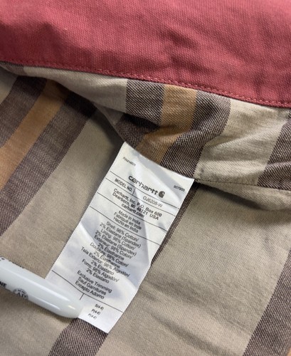 Carhartt Women's Rugged Flex Canvas Detroit Jacket Sz S Loose Fit Corduroy Colla - Picture 7 of 9