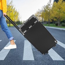 Table Portable Nail Table Desk Foldable Rolling Manicure Desktop Cosmetic Case