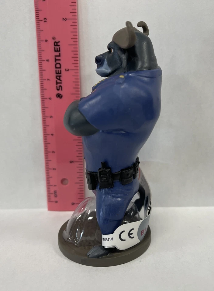 Chief Bogo Bull Zootopia Disney Bullyland 13173 Figura de Juguete / Decoración de Pasteles Nuevo Foto 3 de 4