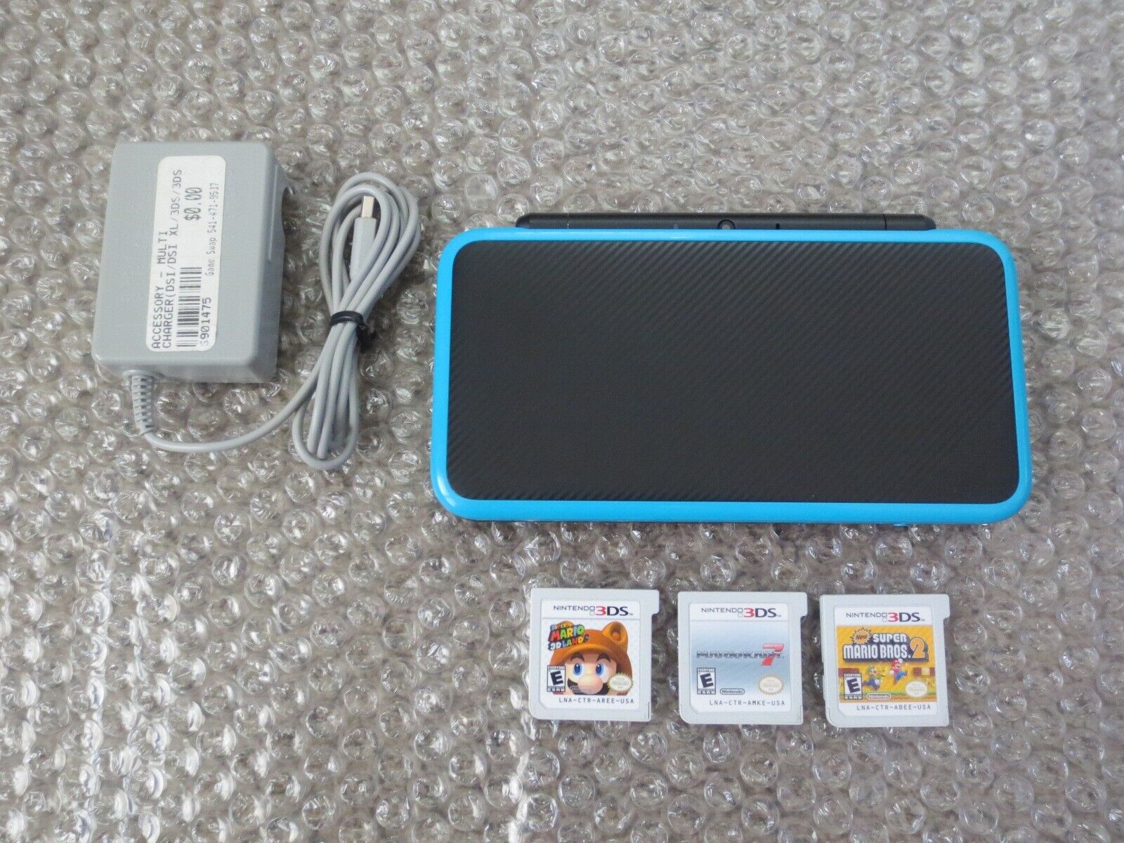 Nintendo 2DS Handheld System Black/Turquoise+3 Mario Games bundle lot console – ASA Florida