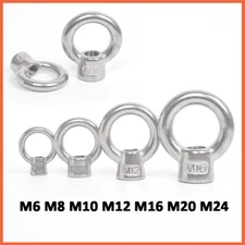 Lifting Eye Nut Nuts Female Bolt Stainless Steel 304 M6 M8 M10 M12 M16 M20 M24
