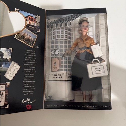 Barbie I Left My Heart in San Francisco See's Candies Edición Especial 2001 NUEVO - Imagen 5 de 7