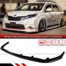For 2011-17 Toyota Sienna XL30 SE MP Style PU Front Bumper Lip Spoiler Splitter