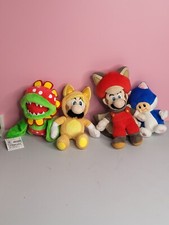 Nintendo Super Mario Bros. Plush Lot of 4 Stuffed Toys