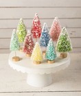 Bethany Lowe - Christmas - Colorful Bottle Brush Trees S9 - LC2399