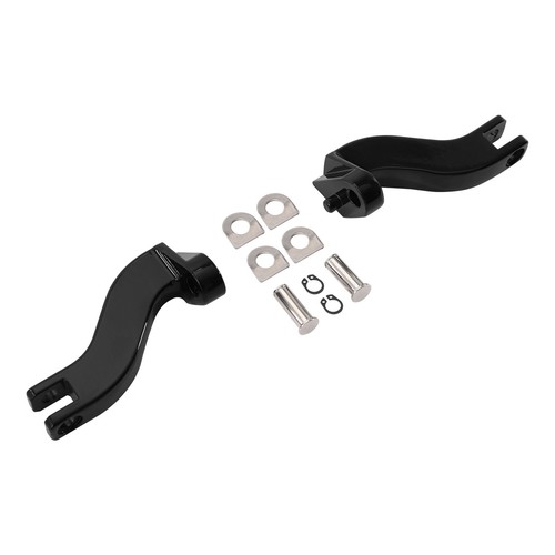 Passenger Foot Peg Mount Kit Fit For Harley Touring Street Glide Road King 93-23 - Picture 6 of 11