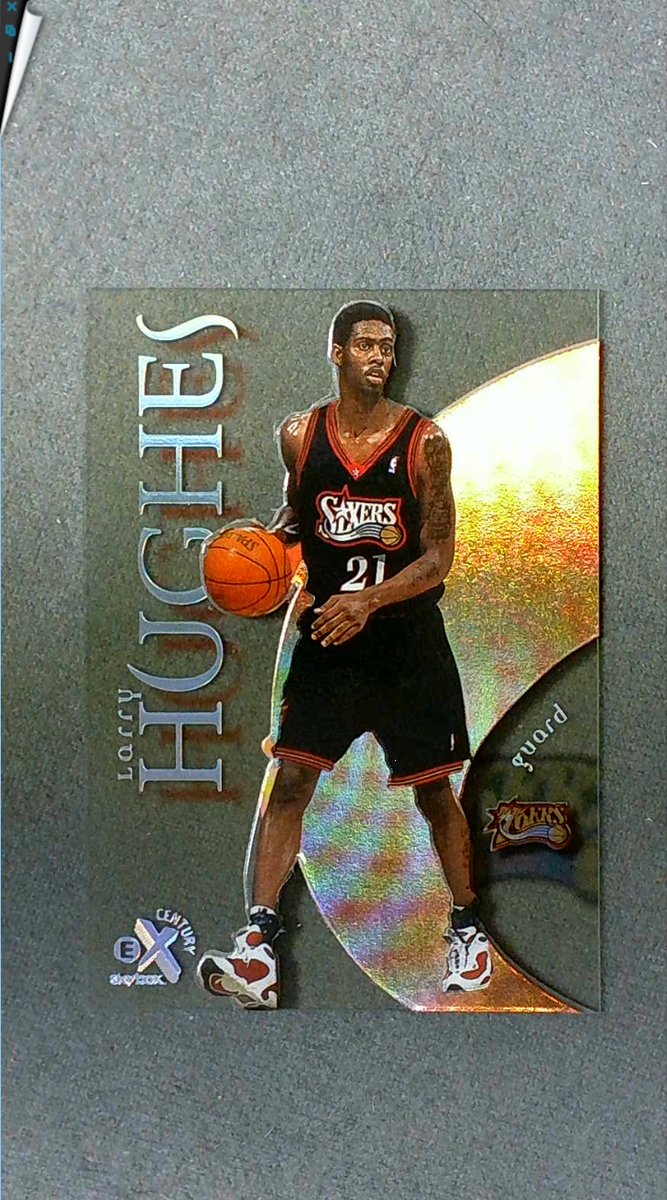 1998-99 E-X Century #90 Larry Hughes RC 76'ers | eBay