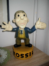 Excellent Rare Large Display Window Advertising Figure (33cm) "FOSSIL WRISTWATCHES" Advertising