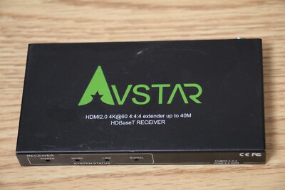 AVSTAR 4K 60 HDMI 2.0 HDR SWITCH 4:4:4 Extender 40M'' HDBaseT Receiver only