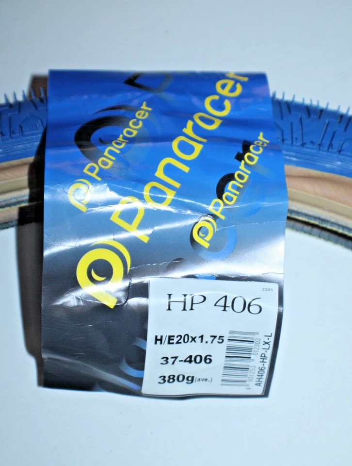 Panaracer HP406 BMX Tire Gumwall Blue NOS Old School 4 Hutch GT Haro Ships Free! - Image 3 of 4