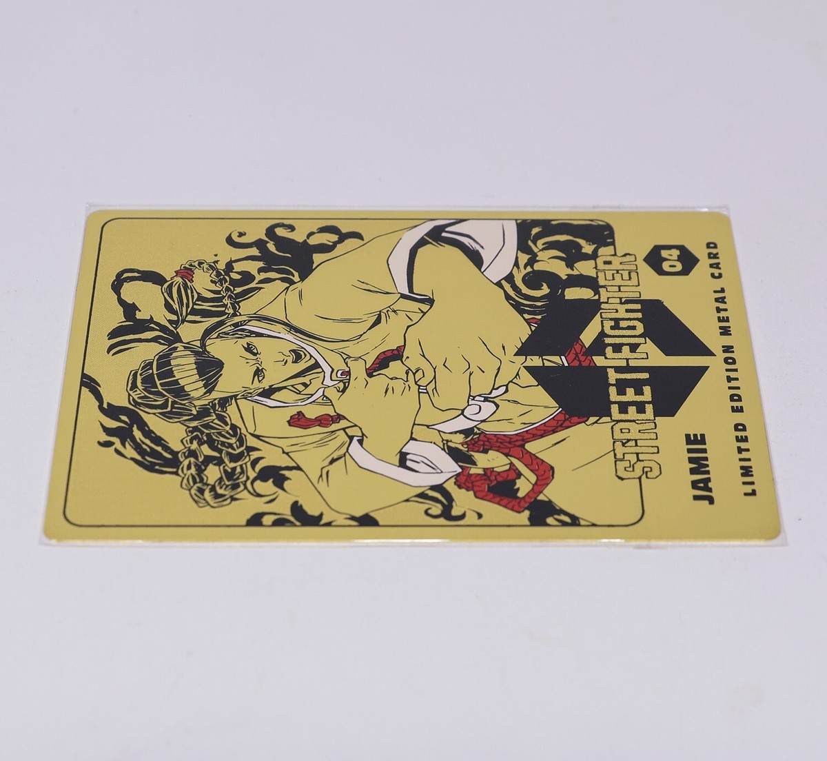 UDON Street Fighter 6 JAMIE Gold Metal Card #4 Promo Capcom SF6