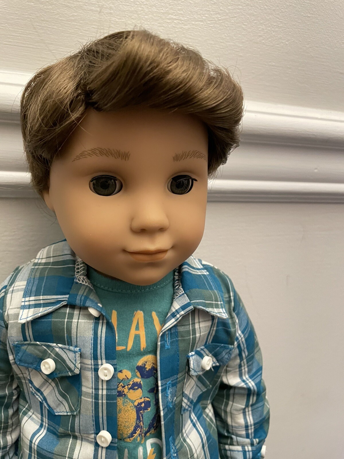 American Girl Doll Logan Camo Cool Poolside Everyday Tenney Spotlight