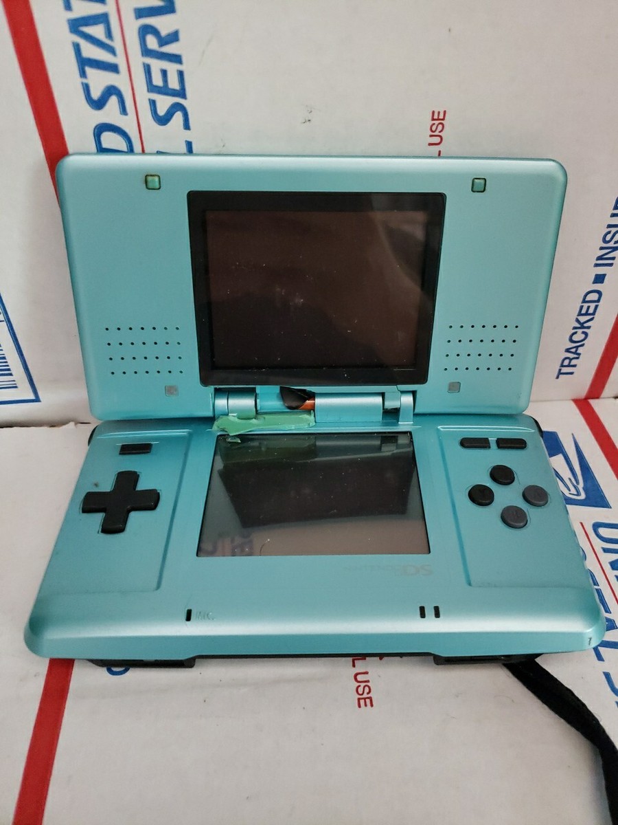 Nintendo DS Launch Edition Turquoise Blue Handheld FOR PARTS Nintendo DS Launch Edition Turquoise Blue Handheld FOR PARTS