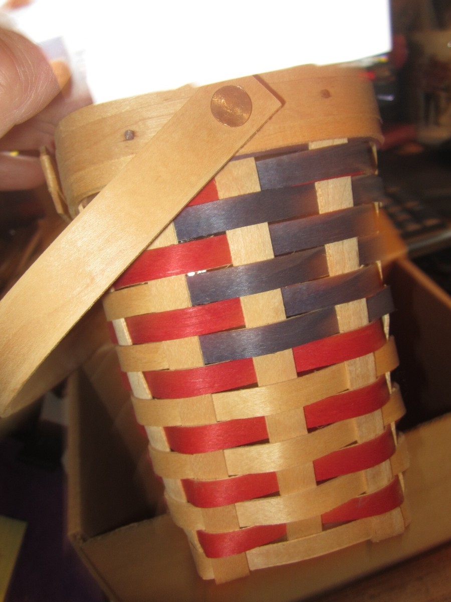 VTG Longaberger Village 20th Century Basket 1st Edition 1997 Box 2