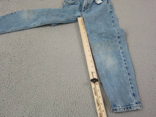 Vintage Levis 512 Jeans Boys Size 7 Blue Slim Fit Tapered Orange Tab Made in USA - Picture 16 of 19