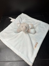 Blankets And Beyond Blue Gray Elephant Baby Lovey Security Blanket 14  
